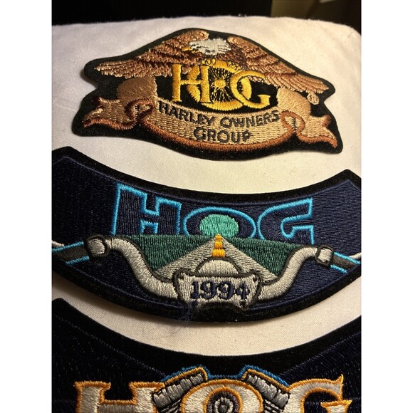 Harley Davidson Owners Group HOG Patch Lot Of 4 Vintage 1990's 2000 - Picture 2 of 5